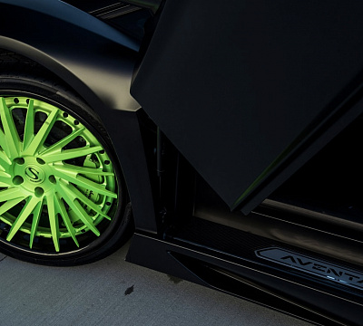Фото дисков Savini SV64 на Lamborghini Aventador