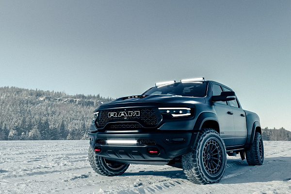Фото дисков Brixton Forged BX03-M Черный сатин на Ram 1500 V