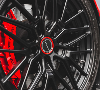 Фото дисков Brixton Forged VL4 на Chevrolet Corvette C7