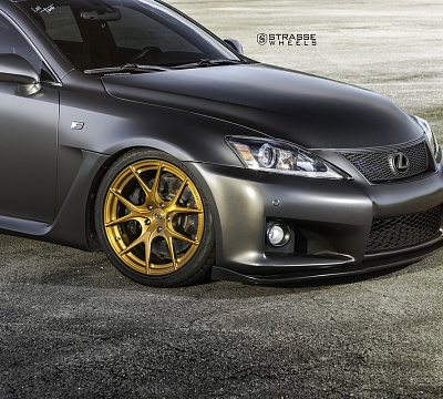 Фото дисков Strasse Wheels SM5R Deep Concave Monoblock на Lexus IS II