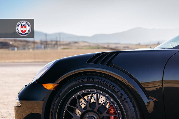 Фото дисков HRE 300 Черный сатин на Porsche 911 VII