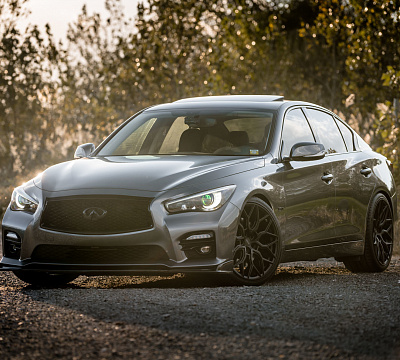Фото дисков Vossen HF-2 на Infiniti Q50