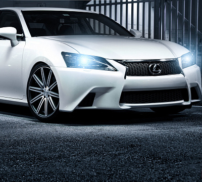 Фото дисков Vossen CV4 на Lexus GS IV