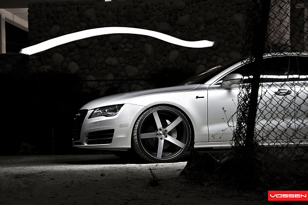 Фото дисков Vossen CV3 Алмазная проточка на Audi A/RS 7 (4G)