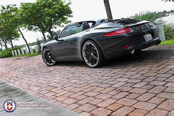 Фото дисков HRE S101 Черный сатин на Porsche 911 VII