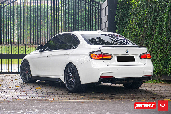 Фото дисков Vossen HF-5 Сатиновый графит на BMW 3/M3 (F3x/F80)