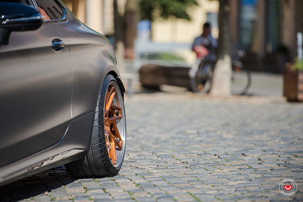 Фото дисков Vossen CG-209T (3-Piece) Глянцевая медь на Mercedes-Benz C-Class (W205)