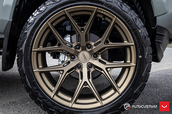 Фото дисков Vossen HF6-4 Глянцевое темное золото на Toyota Tacoma III