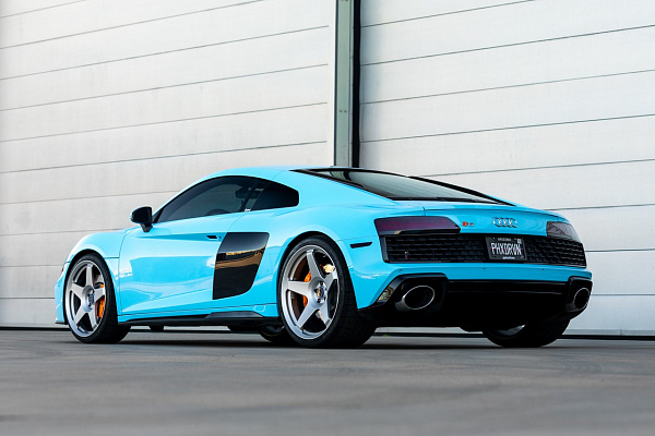 Фото дисков Brixton Forged TR04 Серебро на Audi R8 (4S)
