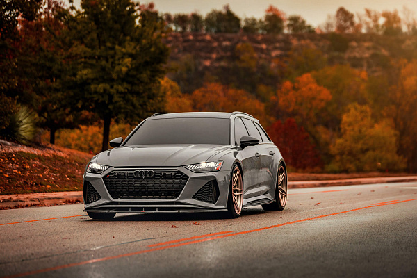 Фото дисков HRE S107SC Глянцевая темная медь на Audi A/RS 6 (C8)