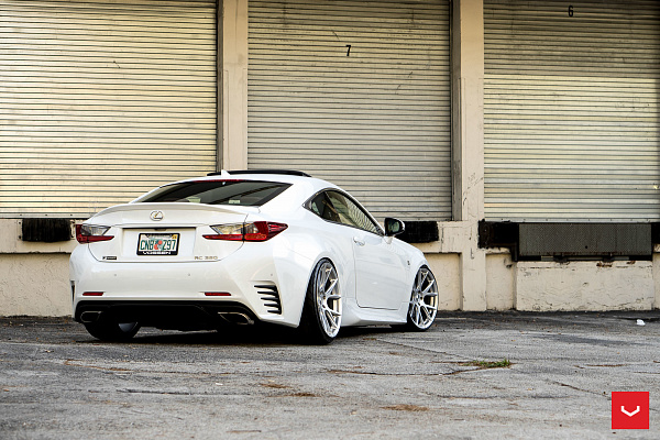 Фото дисков Vossen VFS-6 Серебро на Lexus RC