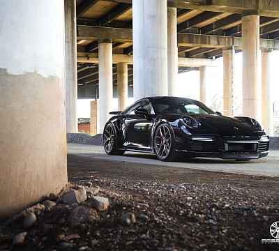 Фото дисков Vossen S21-01 на Porsche 911 VIII