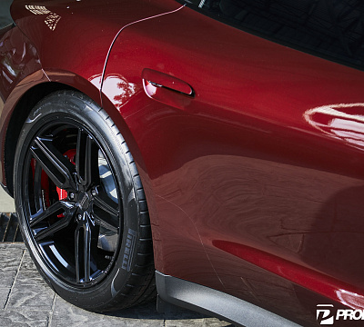 Фото дисков Vossen HF-1 на Porsche Taycan I