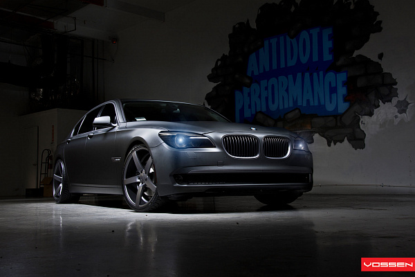 Фото дисков Vossen CV3 Сатиновый графит на BMW 7 (F01/F02/F04)