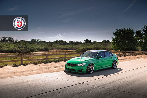 Фото дисков HRE R101 Глянцевый тонированный лак на BMW 3/M3 (F3x/F80)