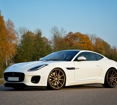 Фото дисков Vossen HF-3 на Jaguar F-Type