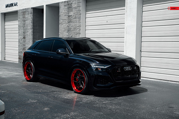 Фото дисков Anrky S3-X4 Черный сатин на Audi Q8