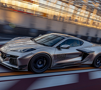 Фото дисков Brixton Forged RS01 на Chevrolet Corvette C8