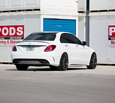 Фото дисков Vossen VFS-10 на Mercedes-Benz C-Class (W205)