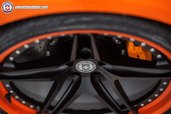 Фото дисков HRE S107 Черный сатин на McLaren 650S