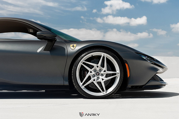 Фото дисков Anrky S1-X3 Глянцевый лак на Ferrari SF90
