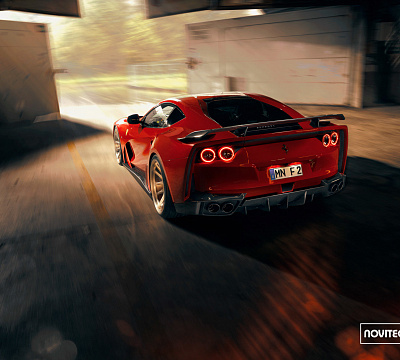 Фото дисков NOVITEC NF10 на Ferrari 812