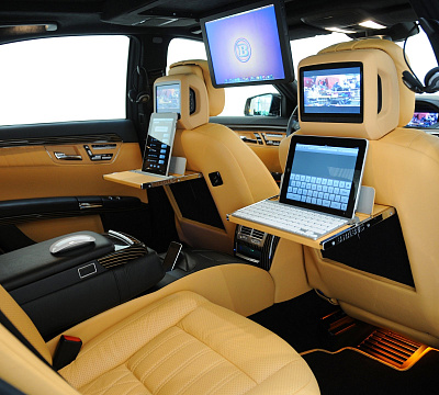 Фото дисков BRABUS Monoblock F (Platinum Edition) на Mercedes-Benz S-Class (W221)