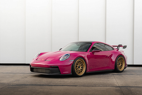 Фото дисков HRE 300 Сатиновое золото на Porsche 911 VIII