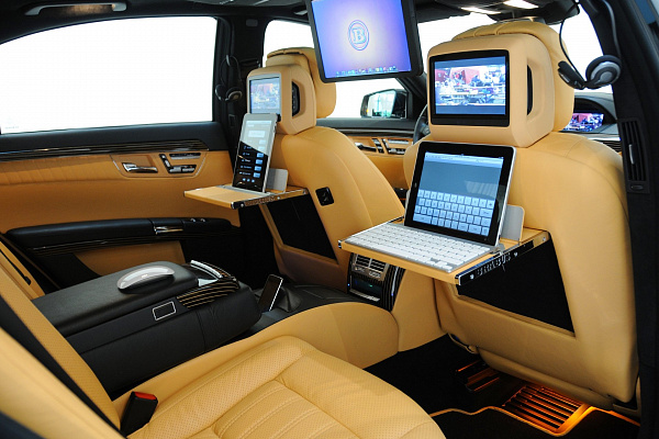 Фото дисков BRABUS Monoblock F (Platinum Edition) Сатиновый лак на Mercedes-Benz S-Class (W221)