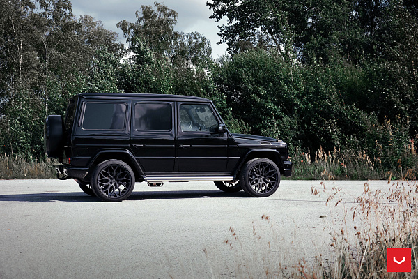 Фото дисков Vossen HF-2 Черный сатин на Mercedes-Benz G-Class II