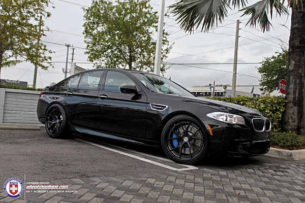 Фото дисков HRE S101 Черный сатин на BMW 5/M5 (F10)