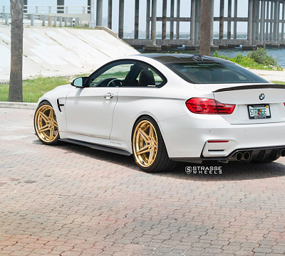 Фото дисков Strasse Wheels SV2T Deep Concave FS на BMW 4/M4 (F32/F82)