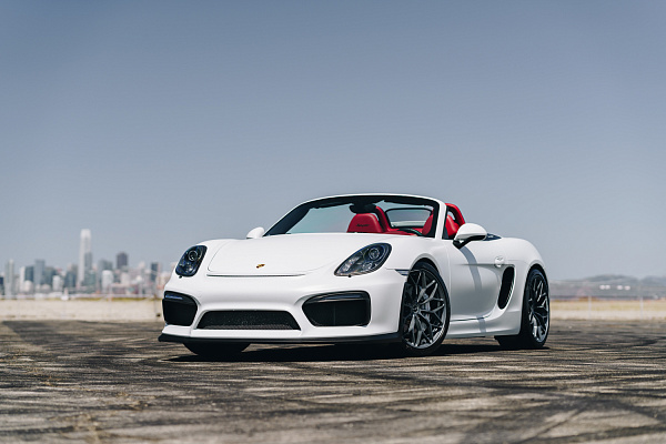 Фото дисков Brixton Forged CM6-R Сатиновый графит на Porsche Boxster III