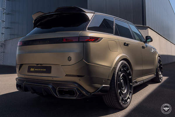 Фото дисков Vossen UV-7 Черный сатин на Land Rover Range Rover Sport III
