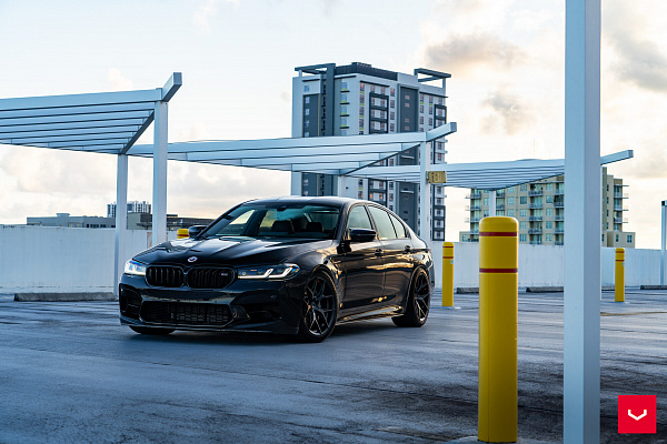 Фото дисков Vossen HF-5 Черный сатин на BMW 5/M5 (G30/F90)