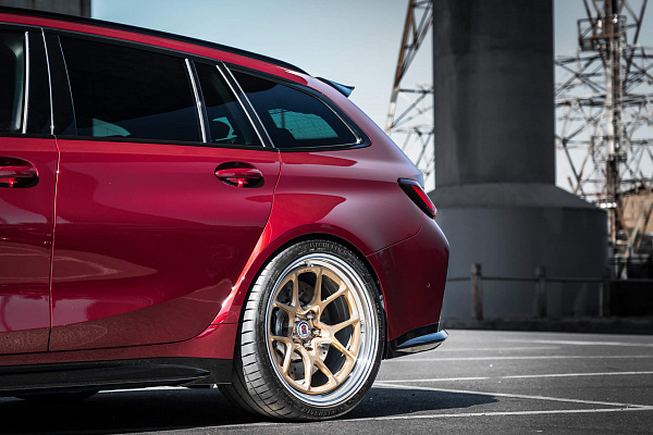 Фото дисков HRE 521 Глянцевая шампань на BMW 3/M3 (G2x/G80)