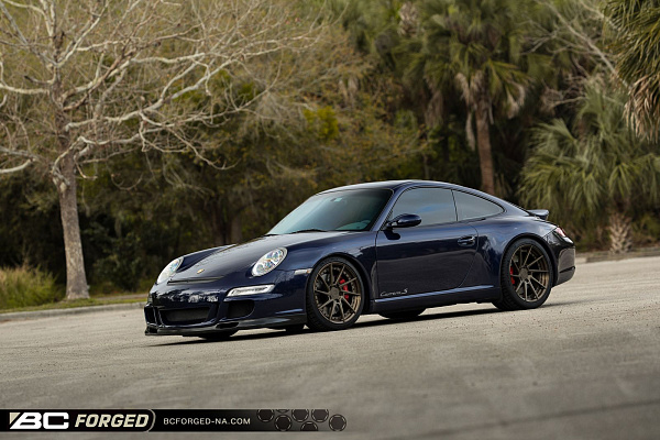 Фото дисков BC Forged HCA210 Сатиновая бронза на Porsche 911 VI