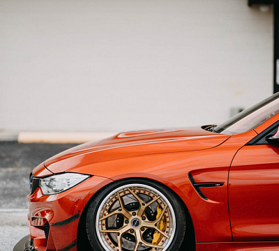 Фото дисков Brixton Forged PF5 на BMW 4/M4 (F32/F82)