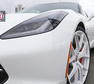 Фото дисков HRE P101 на Chevrolet Corvette C7