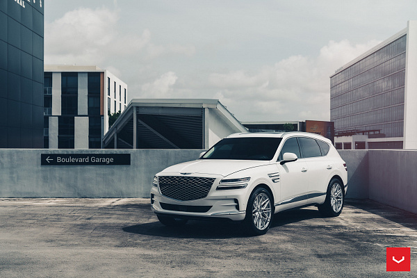 Фото дисков Vossen HF-7 Серебро на Genesis GV80