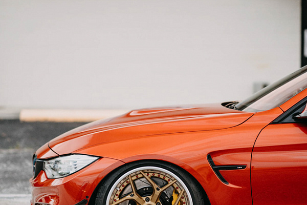 Фото дисков Brixton Forged PF5 Глянцевая шампань на BMW 4/M4 (F32/F82)