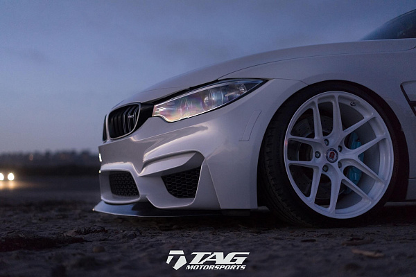Фото дисков HRE R101 Lightweight Белый глянец на BMW 3/M3 (F3x/F80)