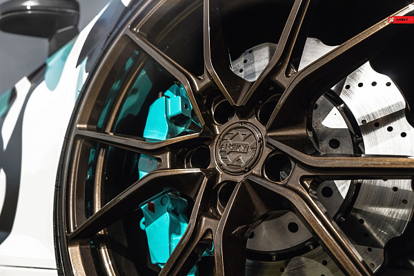 Фото дисков Anrky AN12 Глянцевая темная бронза на Audi R8 (4S)