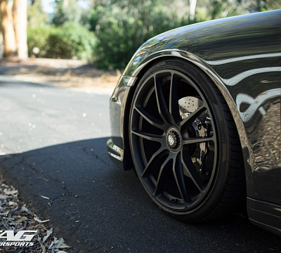 Фото дисков HRE P104 на Porsche 911 VII