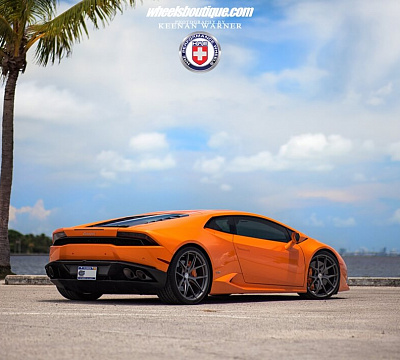 Фото дисков HRE P101 на Lamborghini Huracan