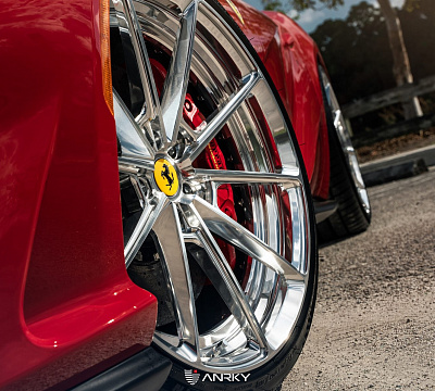 Фото дисков Anrky AN28 на Ferrari 812