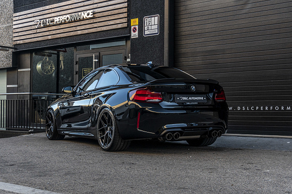 Фото дисков Vossen HF-5 Черный сатин на BMW 2/M2 (F22/F87)
