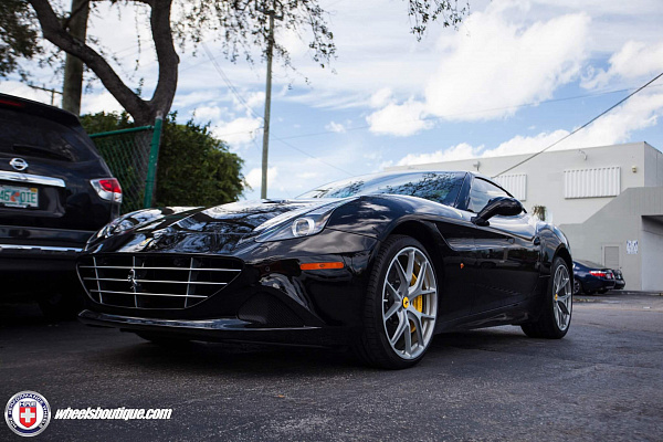 Фото дисков HRE P101 Серебро на Ferrari California