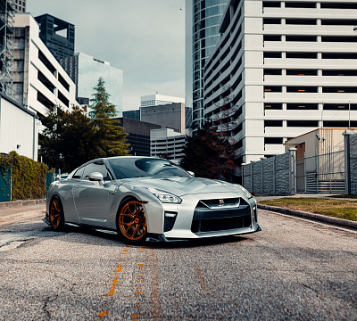 Фото дисков Vossen S21-01 на Nissan GT-R