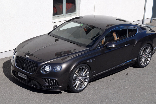 Фото дисков HRE P103 Сатиновый тонированный лак на Bentley Continental GT II